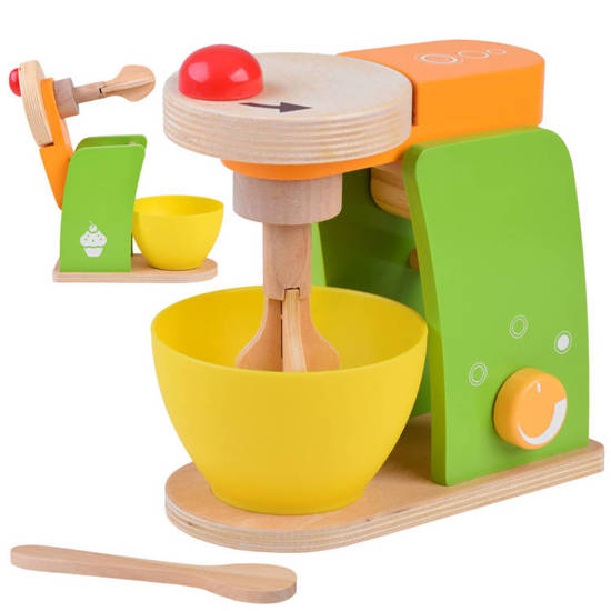 Colorful WOODEN MIXER for children Toy Small household appliances kitchen ZA4118