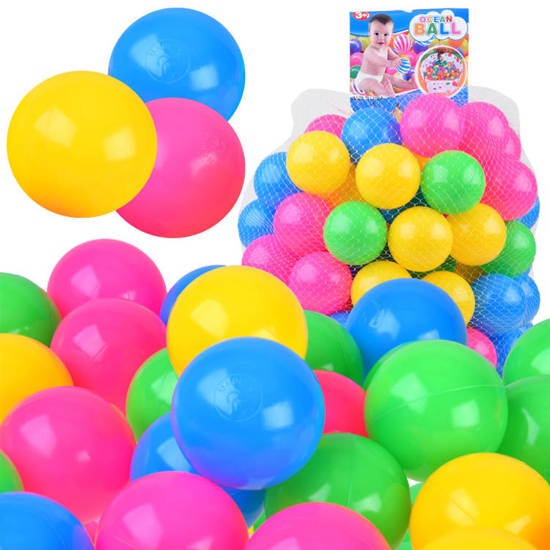 Colorful balls Pool balls 6.5cm 100pcs ZA4428