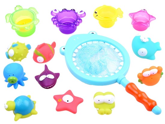 Colorful rubber pet for water + strainer ZA2475