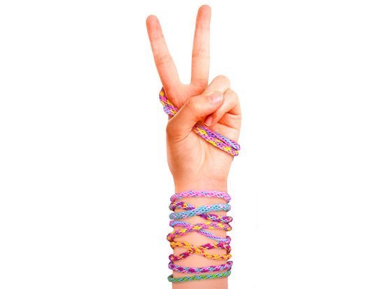Colorful strings to make a bracelet ZA3212