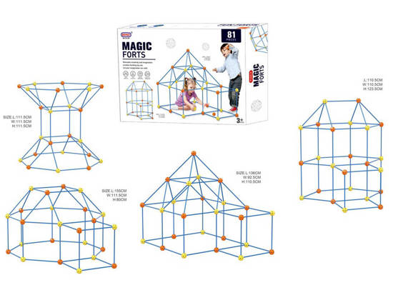 Construction blocks LARGE STRAWS 81el tube ZA3873