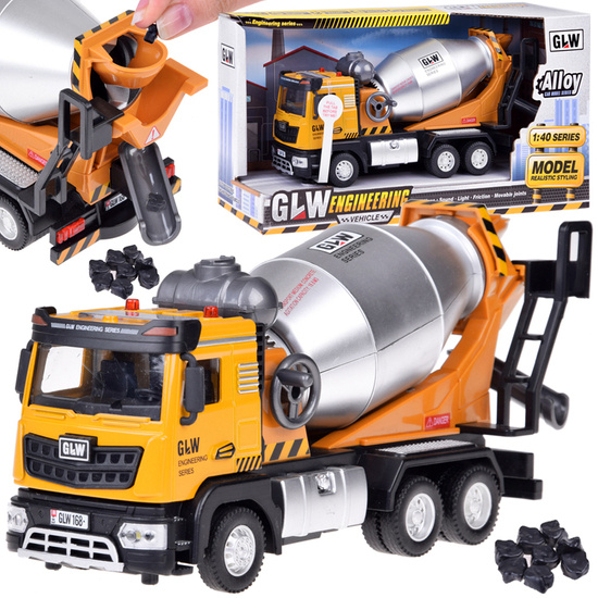 Construction car Concrete mixer car with sound and light ZA5010