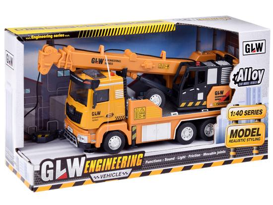 Construction car Crane car with sound and light ZA5011