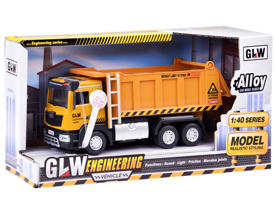 Construction car Dump truck with sound and light ZA5009