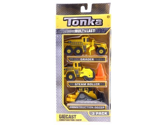 Construction machines Tonka Autka set of 3 ZA3617