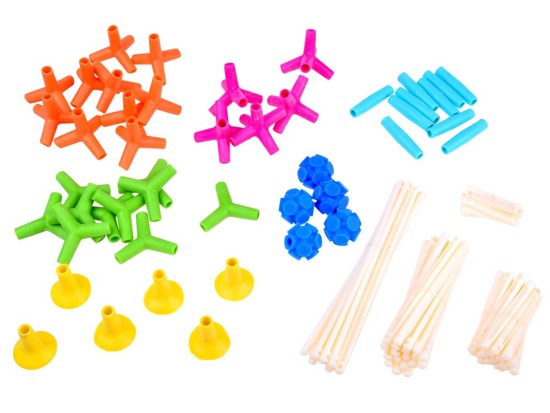 Constructional Blocks Straws Sticks 106ele ZA2950