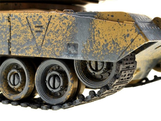 Controlled TANK M1A2 desert camouflage RC0374