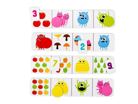 Counting game Hungry Monsters 3-6 years GR0538