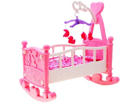 Cradle with carousel Baby Doll ZA1668