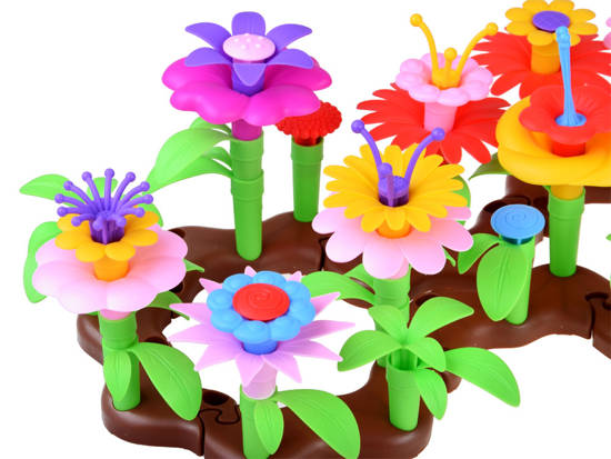 Creative Blocks garden flowers 104 pieces ZA4204