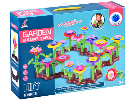 Creative Blocks garden flowers 104 pieces ZA4204