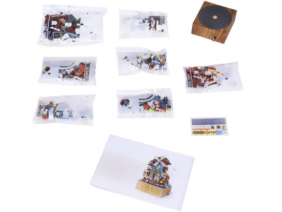 Creative Charming Blocks Build a Windmill Music Box 799 pcs ZA5343