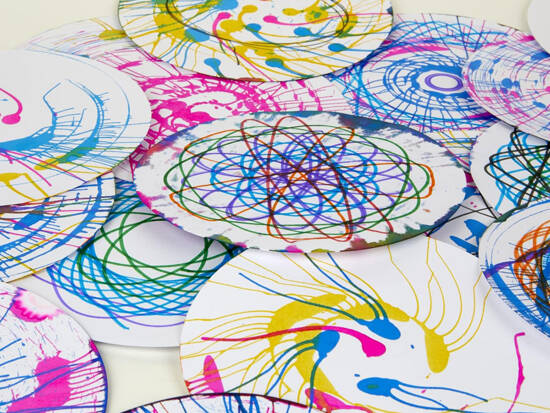 Creative set Art board 3in1 Spirograph Graffiti Drawing TA0109