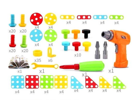 Creative set of blocks 237 ele ZA3969 screwdriver