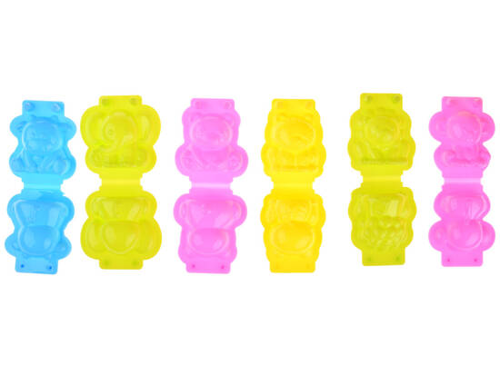 Creative set of plasticine, 6 colors, animals, molds ZA4651