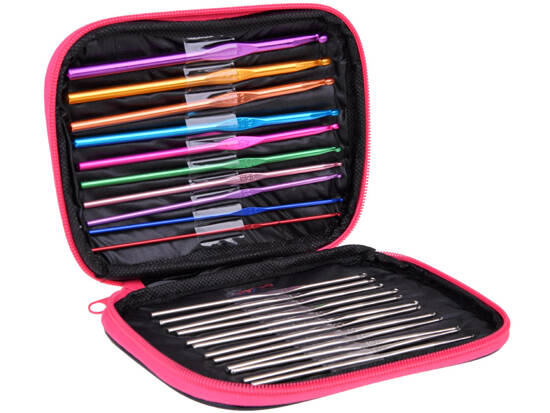 Crochet set 100pcs crochet hooks 0.6-6.5 accessories case ZA5319