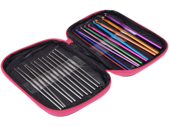 Crochet set 100pcs crochet hooks 0.6-6.5 accessories case ZA5319