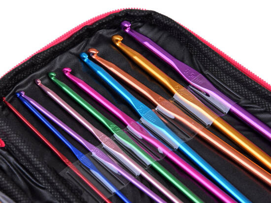 Crochet set 100pcs crochet hooks 0.6-6.5 accessories case ZA5319