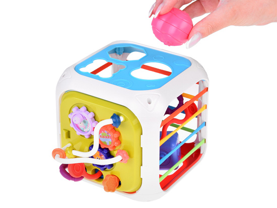 Cube interactive toy for toddlers sorter shapes cymbals ZA5278