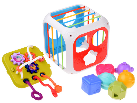 Cube interactive toy for toddlers sorter shapes cymbals ZA5278