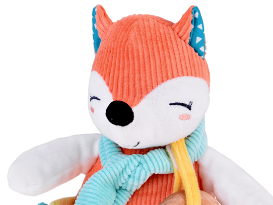 Cute Fox Stroller Pendant + Baby Rattle ZA5213