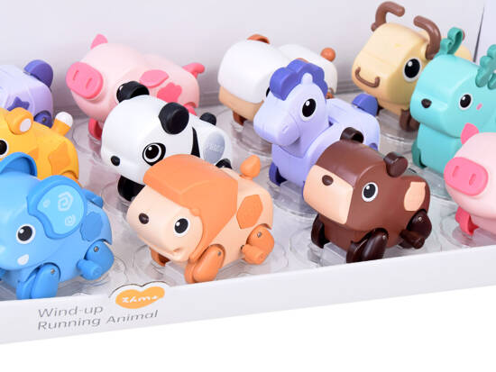 Cute Pastel Wind Up Animals - Rides + Moves Tail and Head