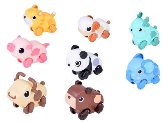 Cute Pastel Wind Up Animals - Rides + Moves Tail and Head