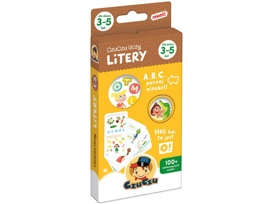 CzCzu learning LETTER 100 tasks for children 3+ ZA4231