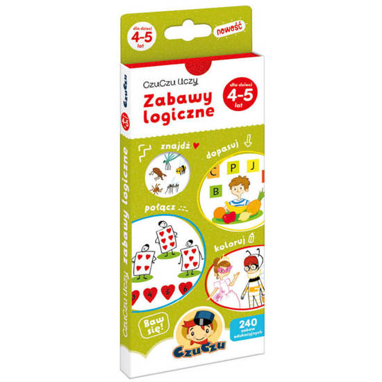 CzuCzu Book Logic games 4-5 years ZA4235