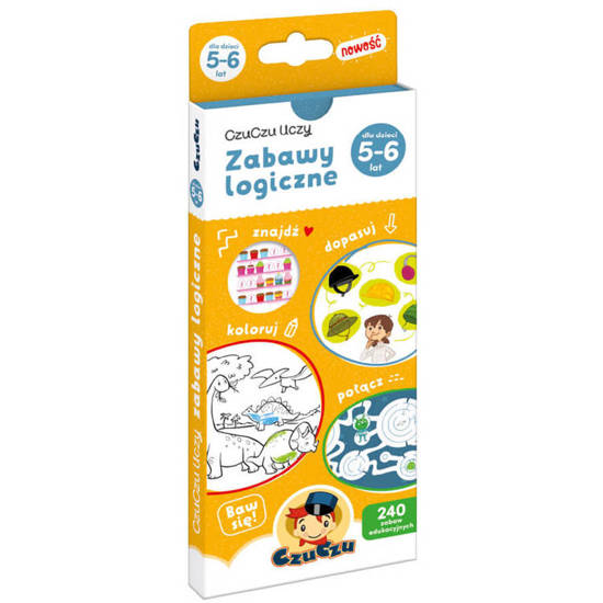 CzuCzu Book Logic games 5-6 years ZA4236