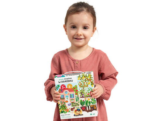 CzuCzu Educational puzzle What grows in the garden 40 pieces + poster ZA5144