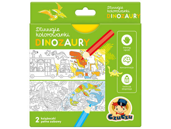 CzuCzu Long coloring pages Dinosaurs ZA4229