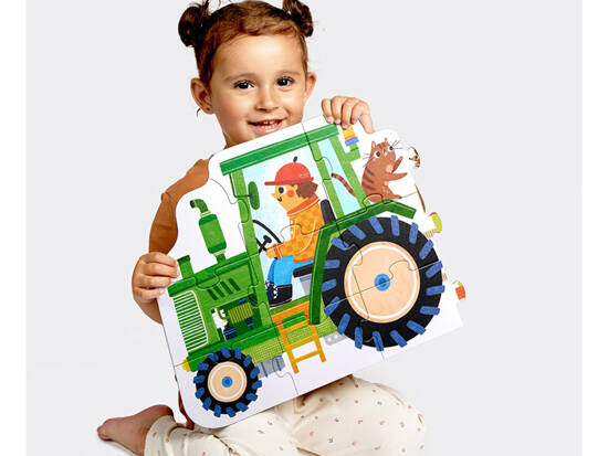 CzuCzu Moto puzzle Tractor moto puzzle for children 24 pieces ZA5555