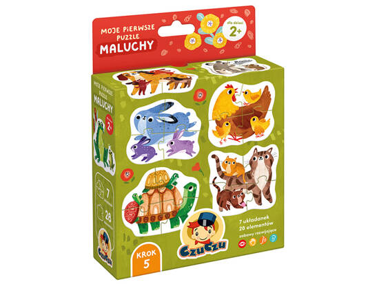 CzuCzu My first puzzles Little animals 7 puzzles 2+ ZA5547