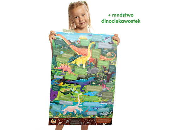 CzuCzu Observational puzzle Dinosaurs 60 pieces educational poster ZA5559