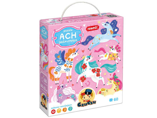 CzuCzu Puzzle Ah Unicorns ponies 60 pieces ZA4851