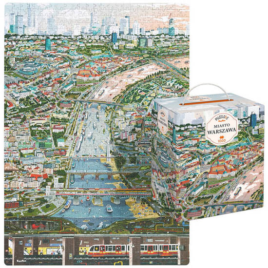 CzuCzu Puzzle City of Warsaw 1000 el. ZA4856