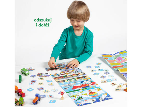 CzuCzu Puzzle This is how transport works 60 pieces + educational poster ZA5145