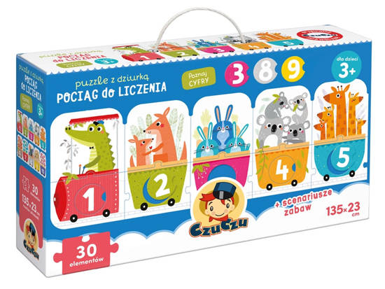 CzuCzu Puzzle with a hole A train for counting ZA4073