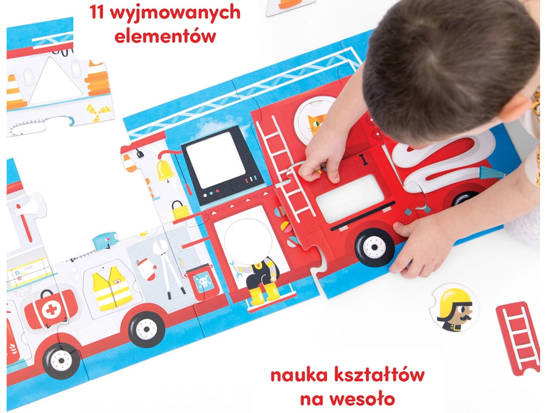 CzuCzu Puzzle with a hole Fire truck ZA4071