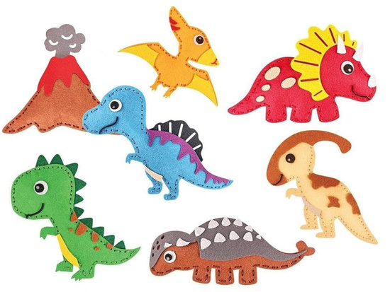 DIY Dinosaur World Felt Craft Kit ZA5361