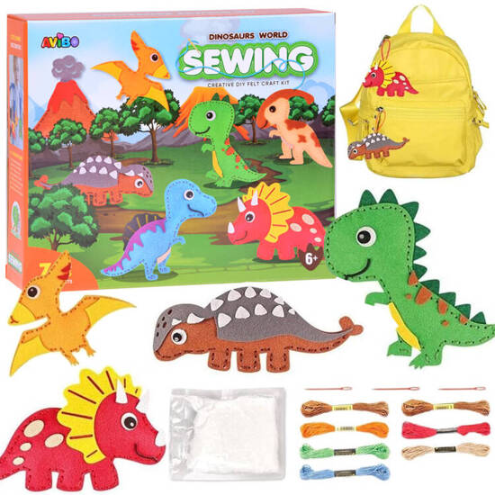 DIY Dinosaur World Felt Craft Kit ZA5361