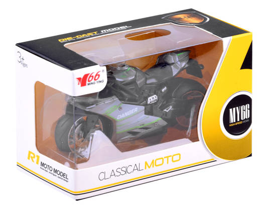Diecast model Motorcycle with string toy ZA3933