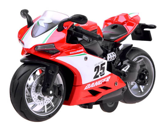 Diecast model Motorcycle with string toy ZA3933 A