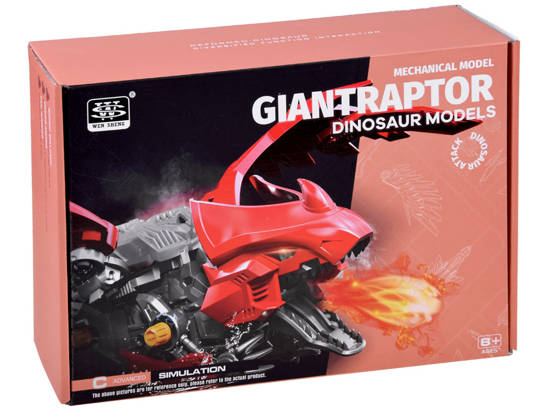 Dinosaur RAPTOR movable folding model ZA437