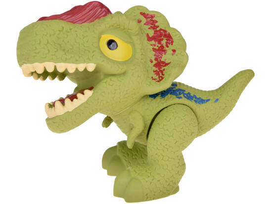 Dinosaur figurine Dilophosaurus movable limbs ZA 5354