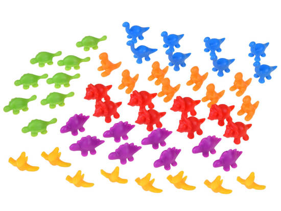 Dinosaur figurines learning colors counting ZA4358