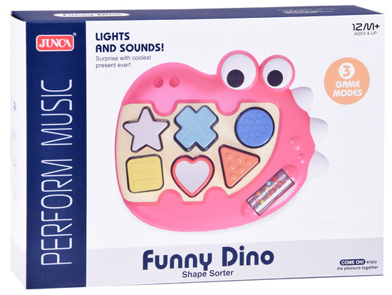 Dinosaur sorter with sound and light, sensory fun ZA5029