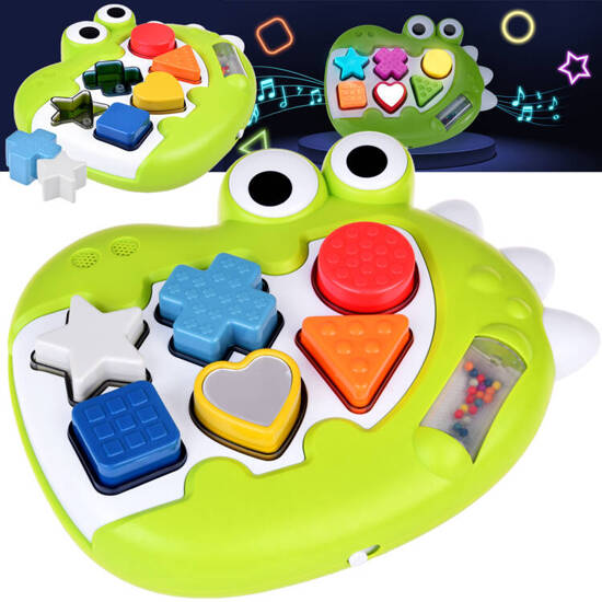 Dinosaur sorter with sound and light, sensory fun ZA5029