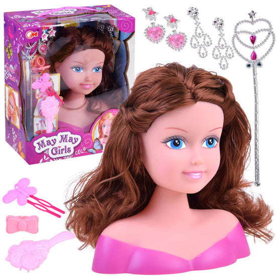 Doll head for combing hairdresser jewelry ZA3940